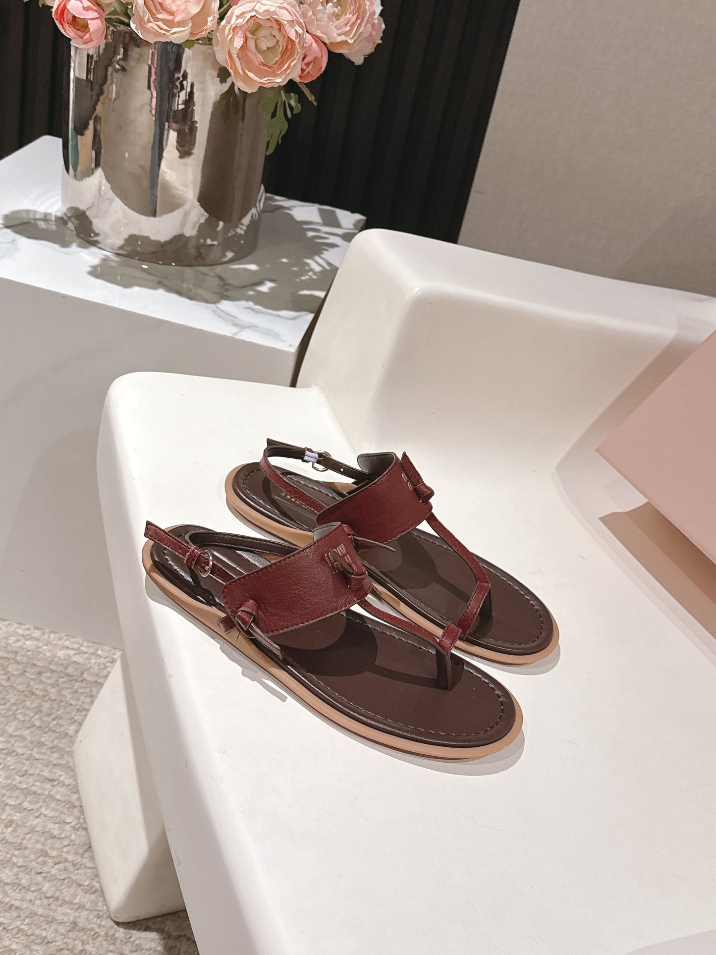 Miu Miu 2026 Sandal with Strap Leather 620680