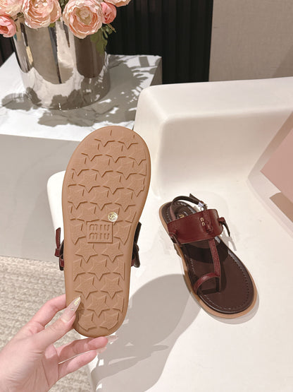 Miu Miu 2026 Sandal with Strap Leather 620680