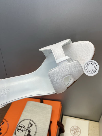 HM 26ss High Heel Sandals 70 White Cowhide 607121