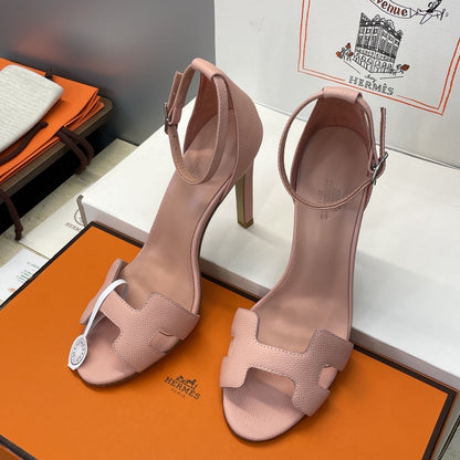 HM 26ss High Heel Sandals 105 Light Pink Cowhide 607130