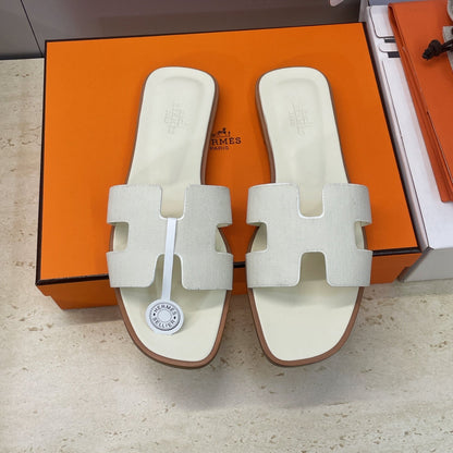 HM 26ss Oran Sandals White Calfskin 607238
