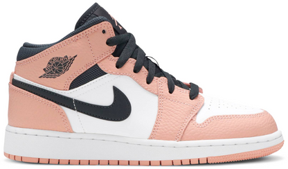 Jordan 1 Mid Pink Quartz 555112 Sneakers - Basketball Legend