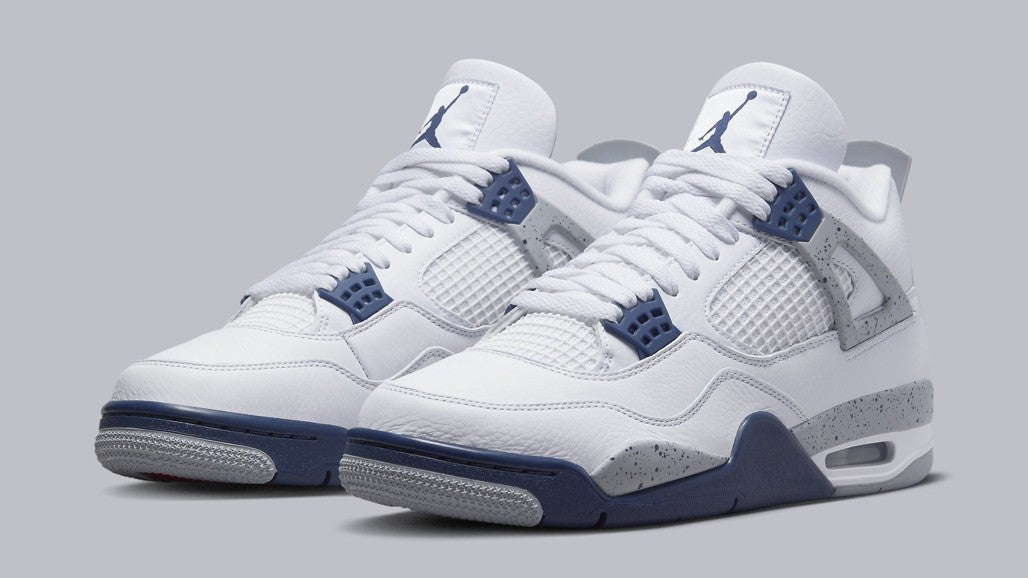 Jordan 4 Retro Midnight Navy Sneakers - Performance Runner