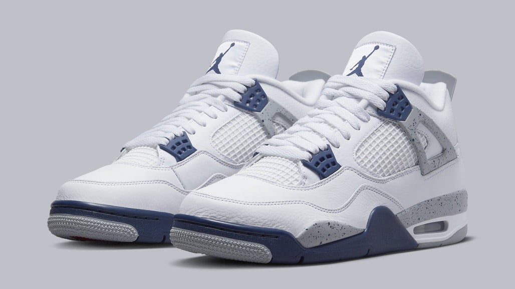 Jordan 4 Retro Midnight Navy Sneakers - Cushioned Stride