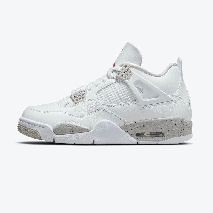 Jordan 4 Retro White Oreo Sneakers - Vintage Inspired | Hype Sneaker