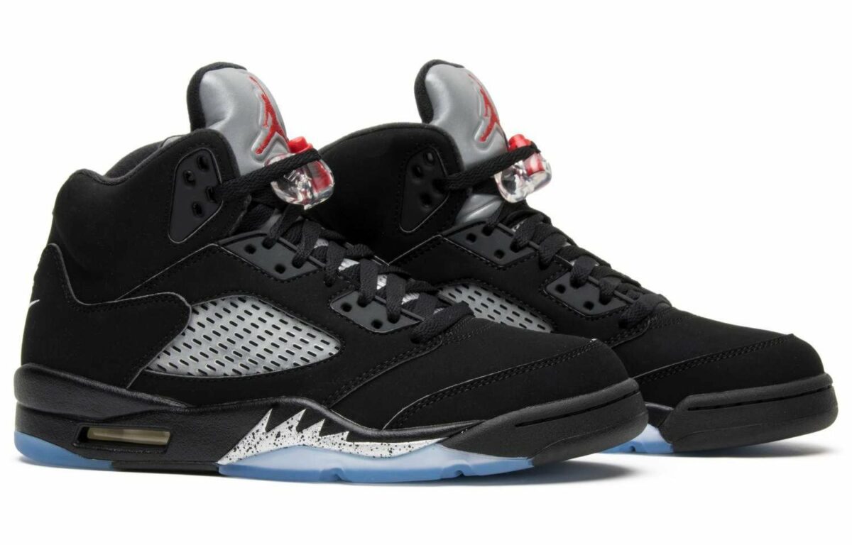 Jordan 5 Retro Black Metallic Sneakers - Cushioned Stride