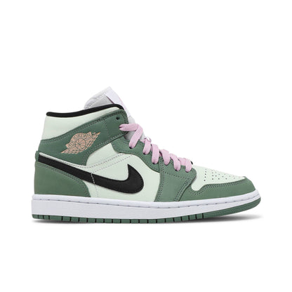 Wmns Air Jordan 1 Mid SE ‘Dutch Green’ CZ0774-300 Sneakers - Hall of Fame