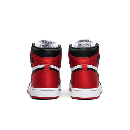 Wmns Air Jordan 1 Retro High ‘Satin Black Toe’ CD0461-016 Sneakers - Elite Ed...